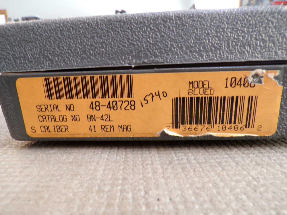 Ruger Blackhawk 41 Rem Mag 6 Shot 6.50" Blued Barrel MADE IN 2009-img-21