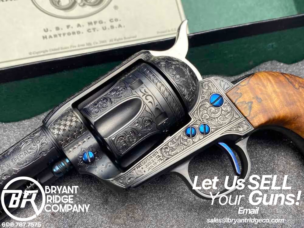 MARK SWANSON FEGA MASTER ENGRAVED USFA SAA - MATCHED CONSECUTIVE PAIR! 1/2-img-0