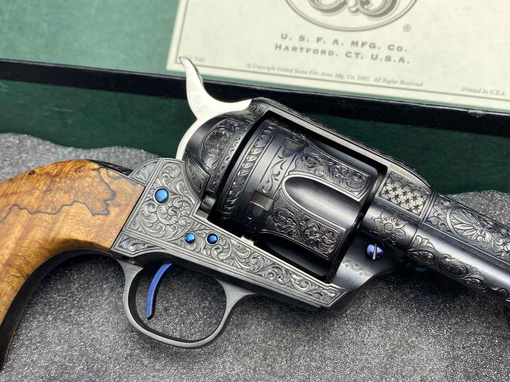 MARK SWANSON FEGA MASTER ENGRAVED USFA SAA - MATCHED CONSECUTIVE PAIR! 1/2-img-4