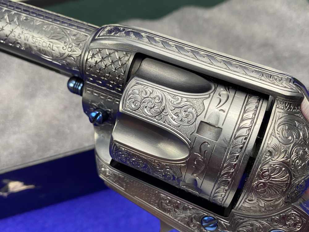 MARK SWANSON FEGA MASTER ENGRAVED USFA SAA - MATCHED CONSECUTIVE PAIR! 1/2-img-79