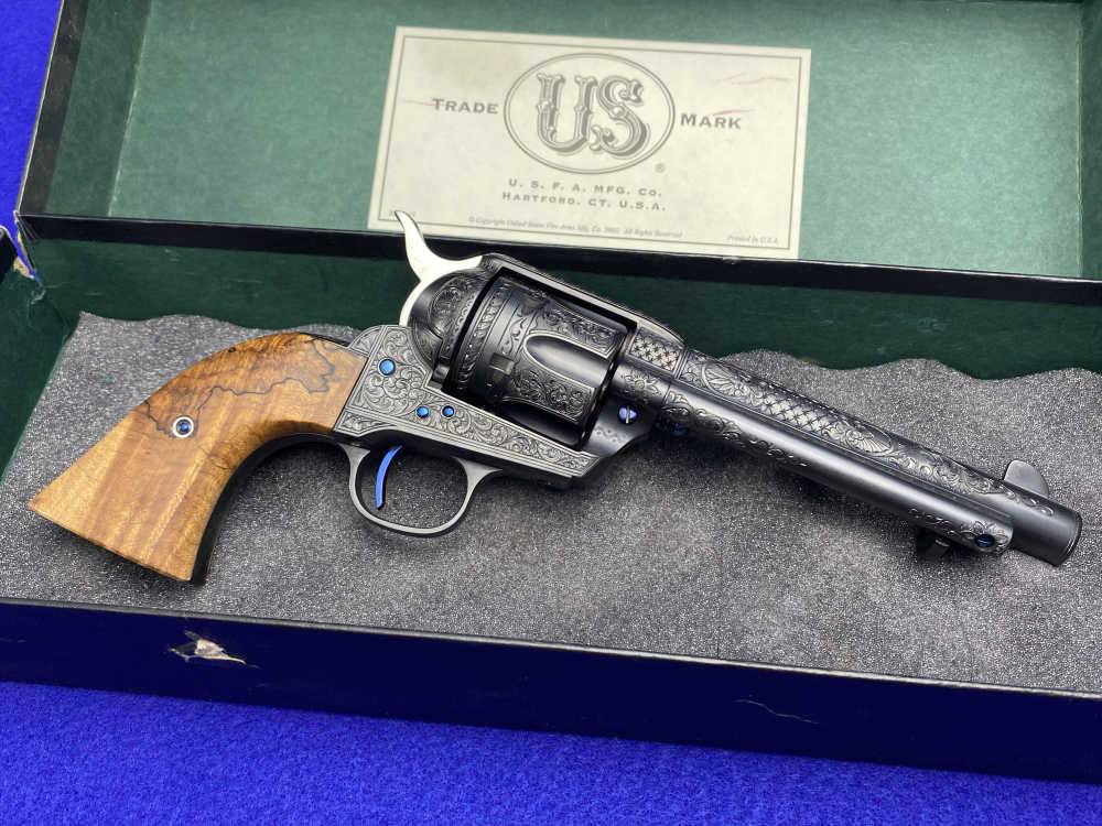 MARK SWANSON FEGA MASTER ENGRAVED USFA SAA - MATCHED CONSECUTIVE PAIR! 1/2-img-5