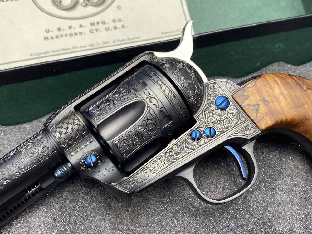 MARK SWANSON FEGA MASTER ENGRAVED USFA SAA - MATCHED CONSECUTIVE PAIR! 1/2-img-2