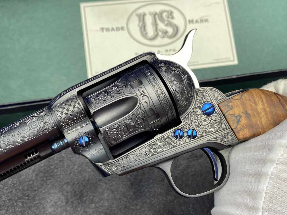 MARK SWANSON FEGA MASTER ENGRAVED USFA SAA - MATCHED CONSECUTIVE PAIR! 1/2-img-73