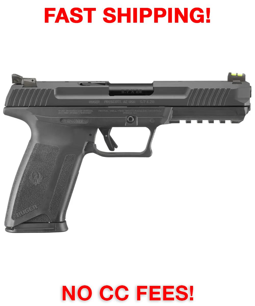 Ruger 5.7 X 28 4.9" Pistol Blk 20+1 No Manual Safety-img-0
