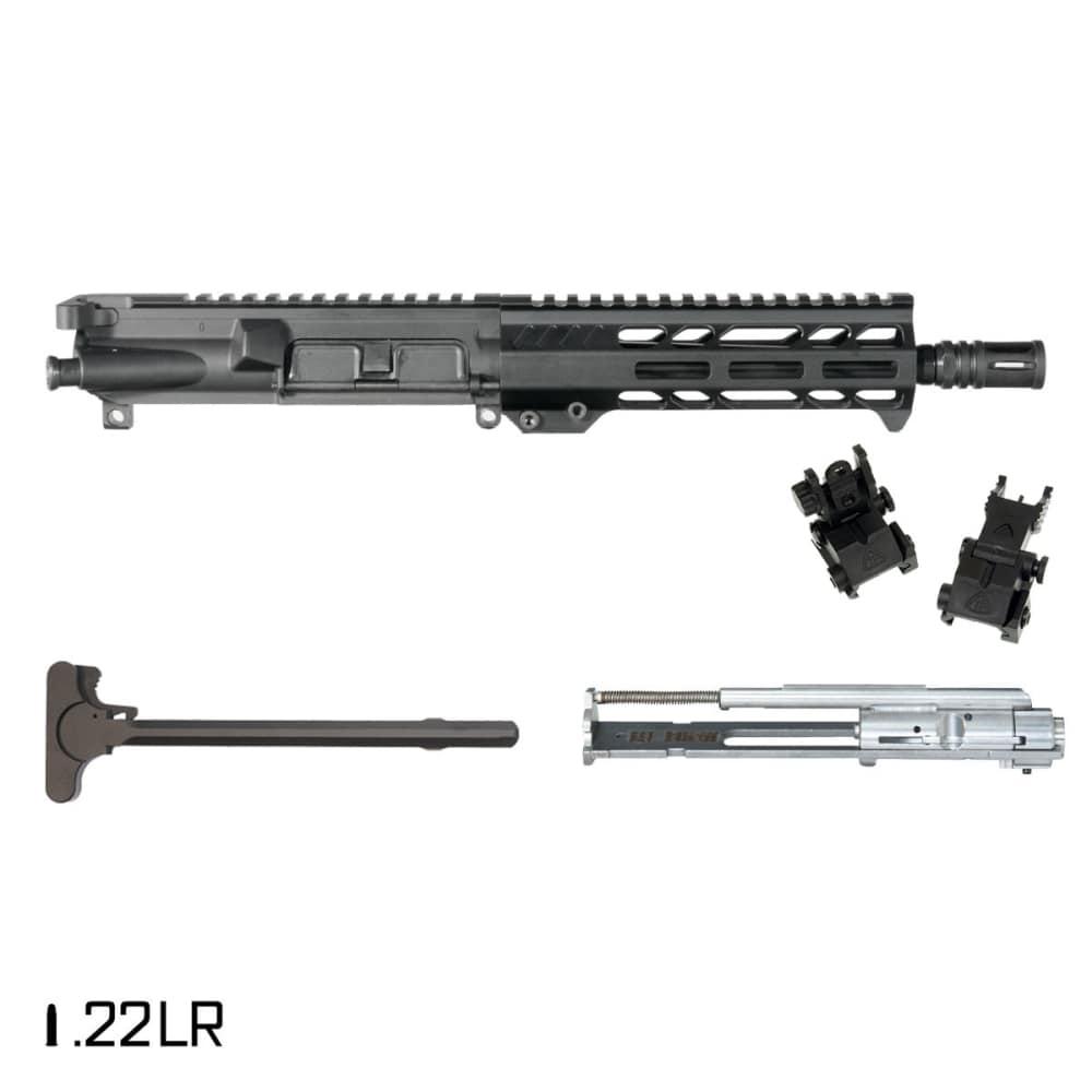AR15 9" 22 LR Pistol Complete Upper - BCG & Charging Handle-img-0