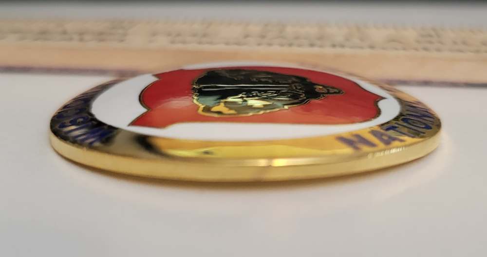 Wisconsin National Guard Stock Disc Emblem M1 Carbine Badger State-img-4