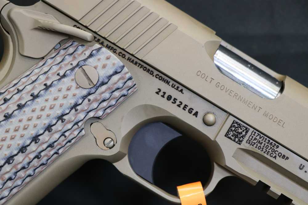 Colt M45A1 CQBP .45 ACP Marine Pistol FDE Desert Tan Night Sights NIB-img-8