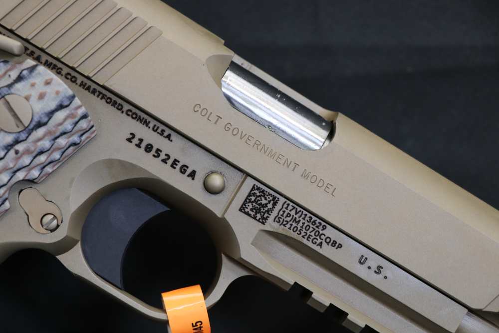 Colt M45A1 CQBP .45 ACP Marine Pistol FDE Desert Tan Night Sights NIB-img-7