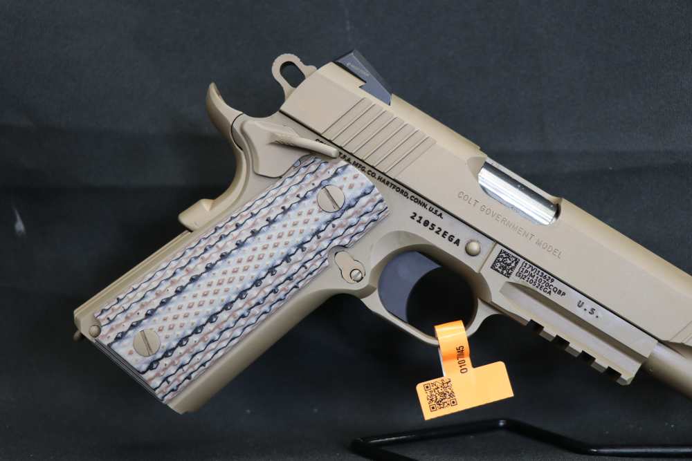Colt M45A1 CQBP .45 ACP Marine Pistol FDE Desert Tan Night Sights NIB-img-2