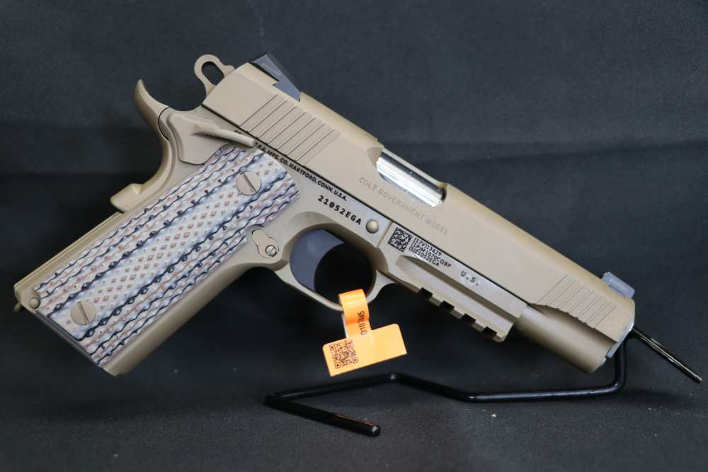Colt M45A1 CQBP .45 ACP Marine Pistol FDE Desert Tan Night Sights NIB-img-0