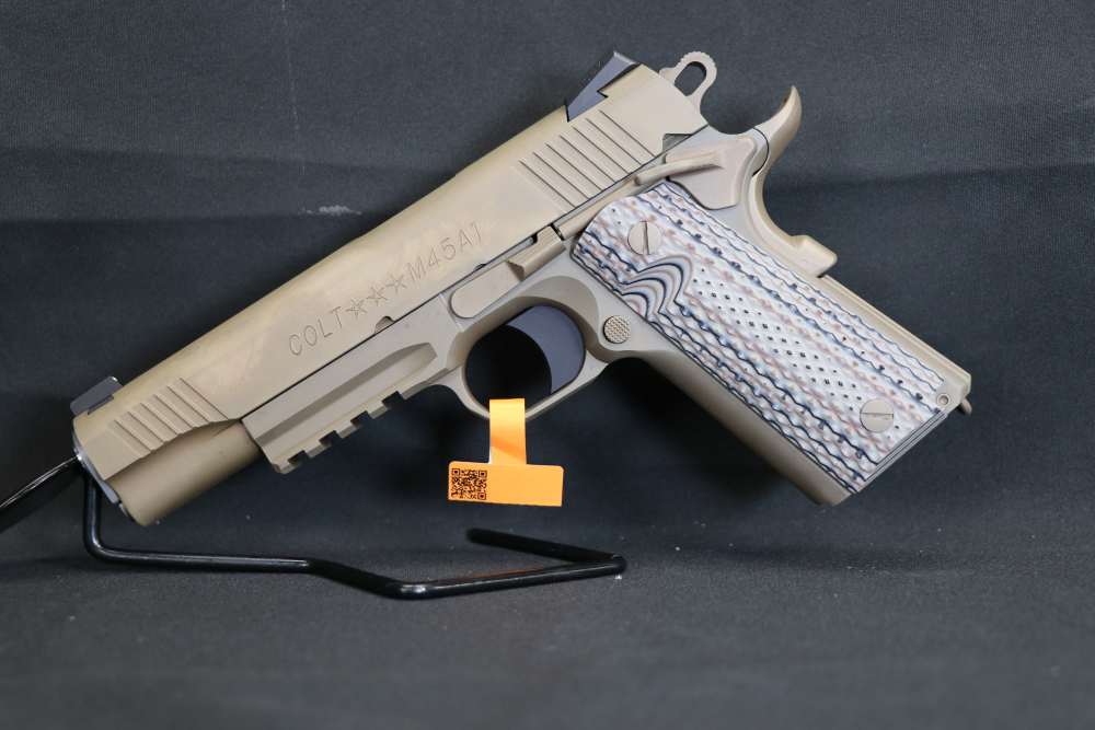Colt M45A1 CQBP .45 ACP Marine Pistol FDE Desert Tan Night Sights NIB-img-1