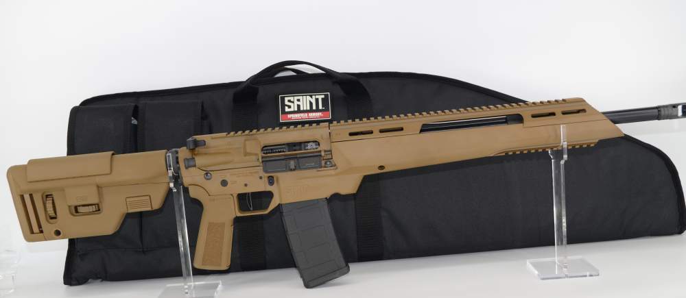Springfield SAINT Edge ATC Elite .223 AR-15 Rifle Coyote Brown 18” NEW -img-0