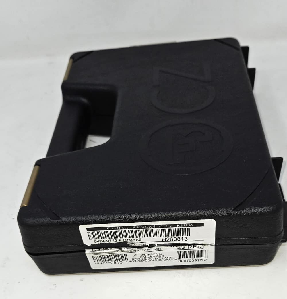 CZ Shadow 2 Black and Blue Like New 3 mags Case Papers Accessories-img-17