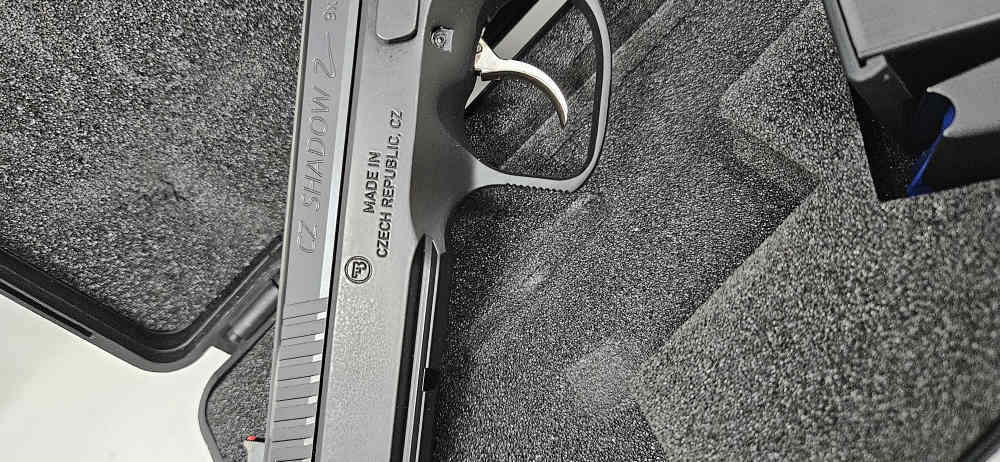 CZ Shadow 2 Black and Blue Like New 3 mags Case Papers Accessories-img-11