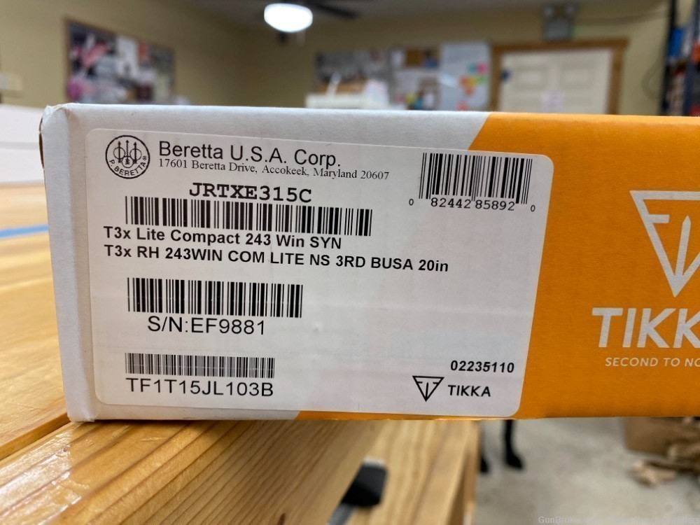 Tikka T3x Lite .243 Win 20in barrel Compact NIB-img-5