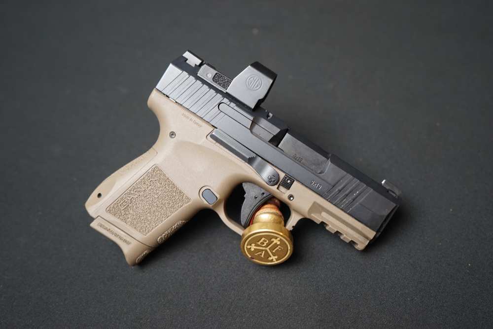 Canik METE MC9 Two-Tone, Black FDE, Case, Holster, 9mm, Sig red dot-img-6