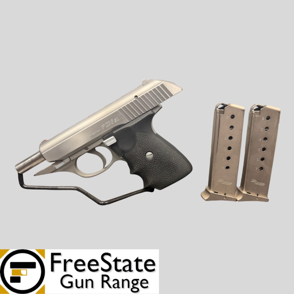 SIG Sauer P230 SL — West German Made — Stainless 2 Mags & Box — Cond. 9/10-img-0