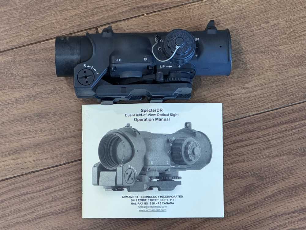 Elcan SpecterDR 1x-4x 5.56, ARMS mount and Killflash NEW-img-0
