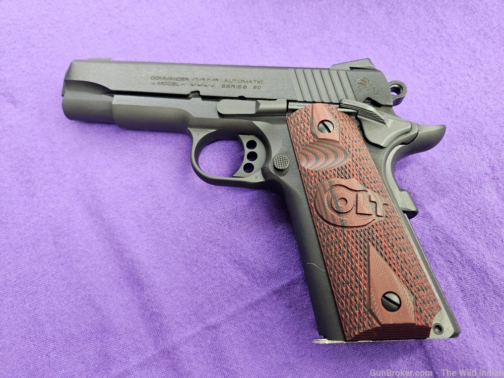 Colt's  Combat Commander, 1911, 38 Super Semi-automatic, Forged Carbon-img-3