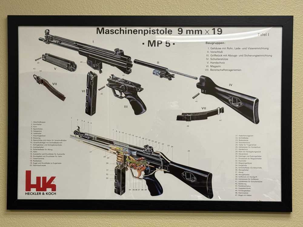 Heckler & Koch MP5 Poster HK MP-5 MP 5-img-0