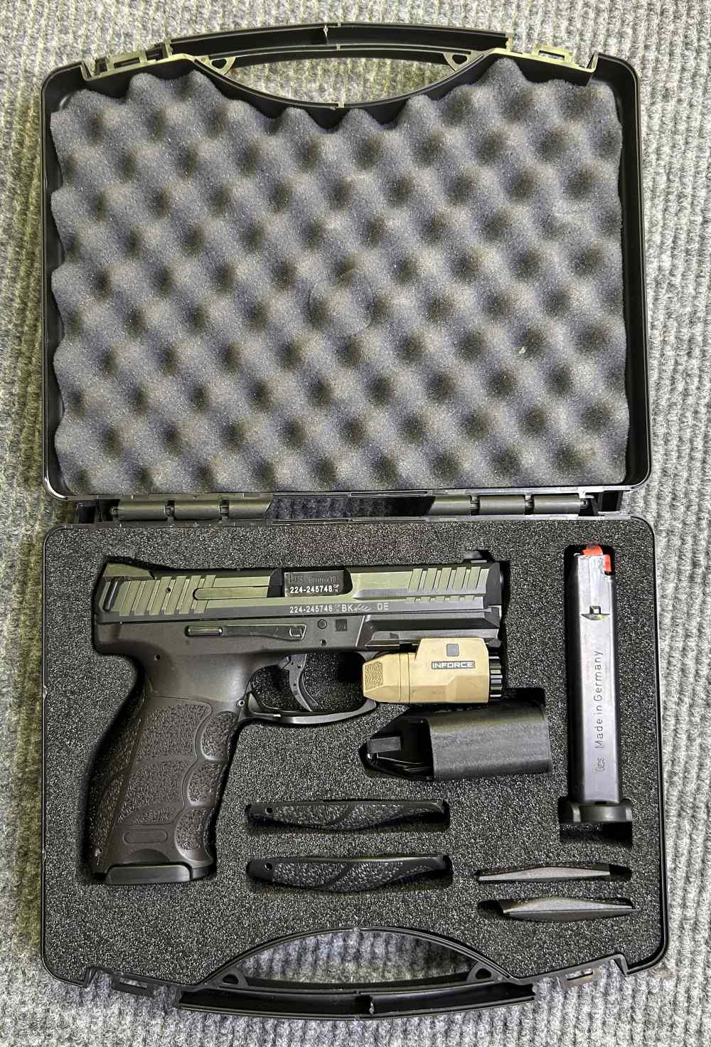 *Bundle* H&K VP9 Semi Auto Pistol w/ INFORCE Light & 13 Magazines - 9mm-img-1