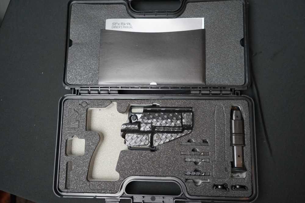 Canik SFx Rival Darkside, 9mm, Case, 1 mag, Optics cut, Holster-img-2