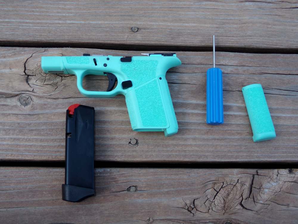 Gforce Arms GF9 Rapture Robins Egg Blue COMPLETE frame W/Magazine Glock 26 -img-2