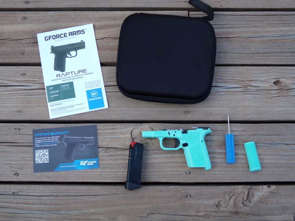 Gforce Arms GF9 Rapture Robins Egg Blue COMPLETE frame W/Magazine Glock 26 -img-0