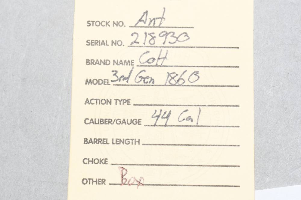 Nice Colt 3rd Gen Signature Series Model 1860 Percussion Revolver 44 Cal-img-1