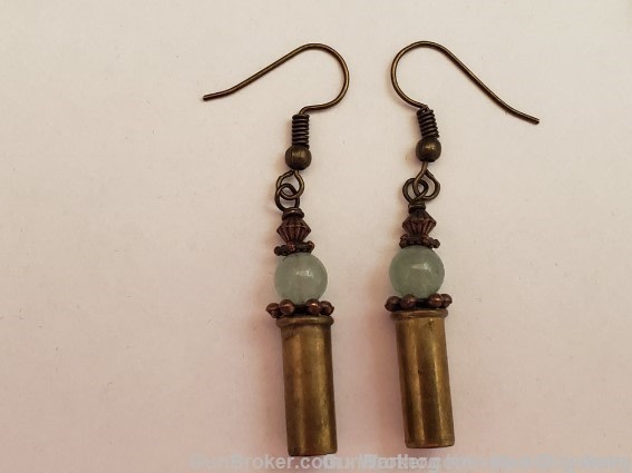 Bullets, Crystals & Bling Earrings. 4 Pair. Handmade. 1 of 1.  E2.*REDUCED*-img-3