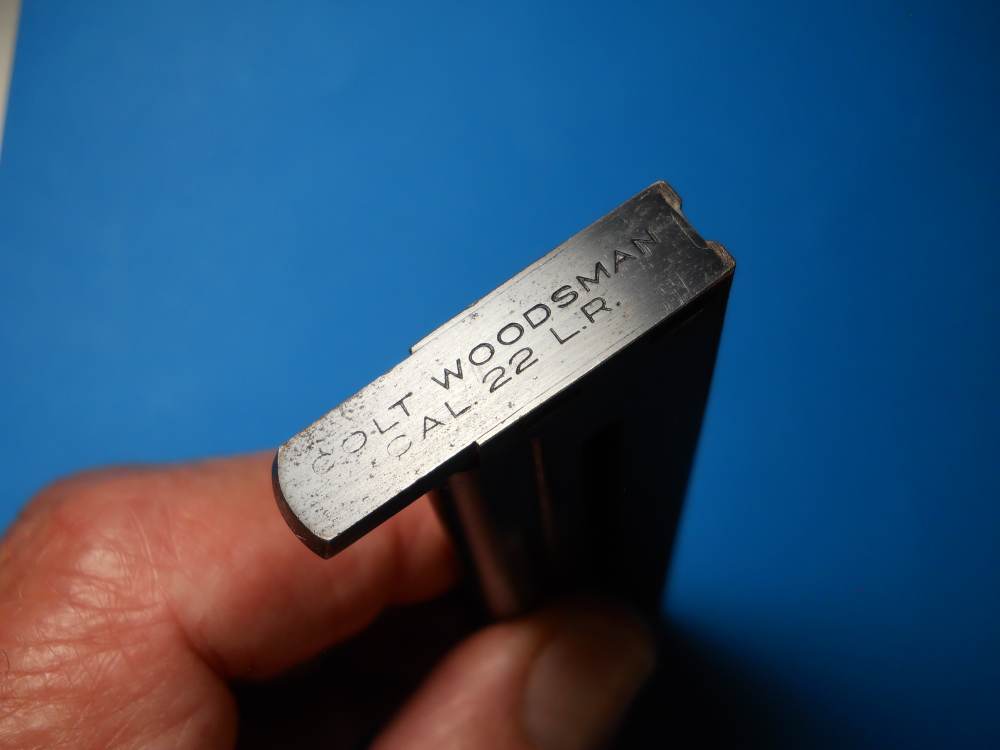 ORIGINAL COLT WOODSMAN FIRST MODEL 2ST MOD TWO TONE MAGAZINE CLIP B-img-6