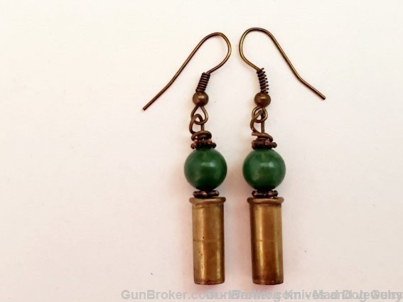 Bullets, Crystals & Bling Earrings. 4 Pair.  Handmade. 1 of 1. E4.*REDUCED*-img-3