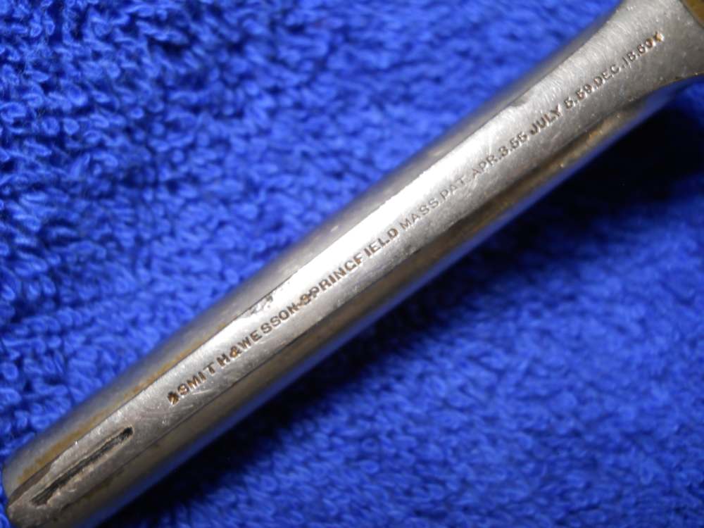 NICKEL SMITH & WESSON MODEL 1 3RD ISSUE 22 CALIBER S&W BARREL -img-5