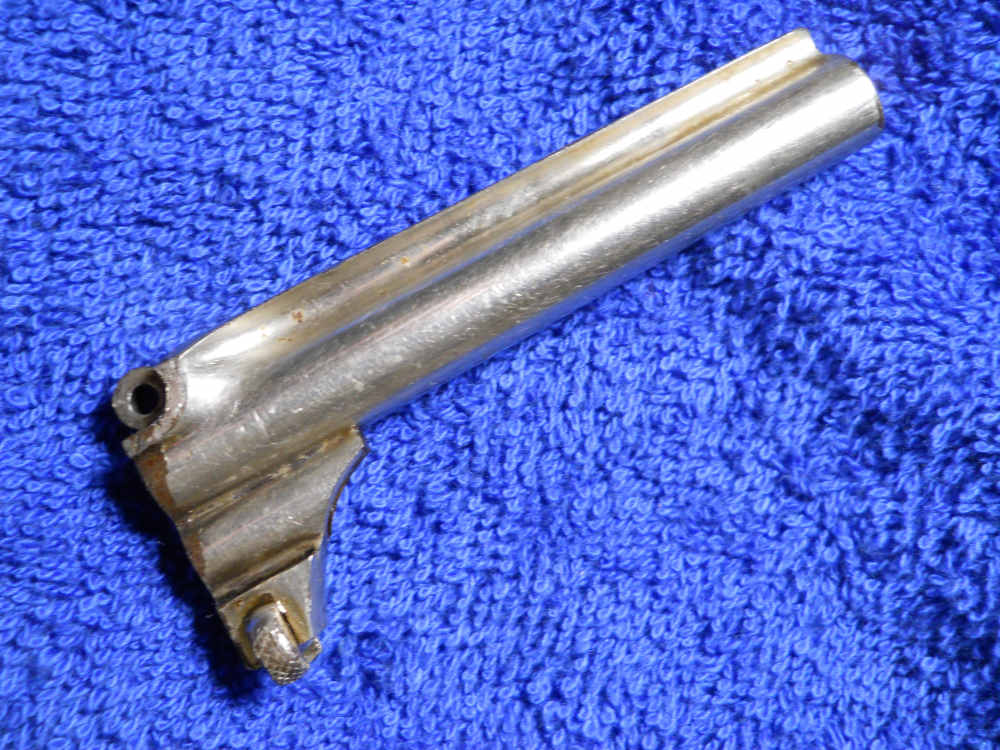 NICKEL SMITH & WESSON MODEL 1 3RD ISSUE 22 CALIBER S&W BARREL -img-0