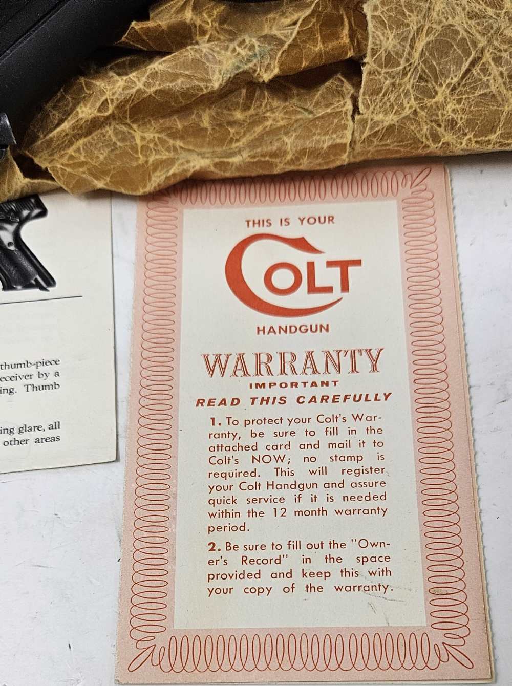 Colt Huntsman .22 LR 4.5" — MFG 1957, Original Box & Papers Colt Blue-img-7