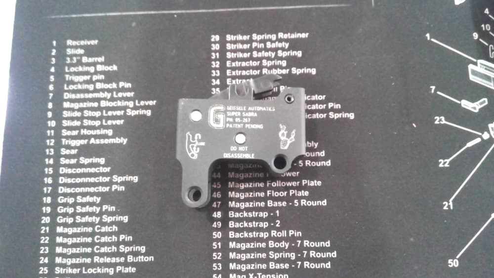 Super Sabra Trigger Pack (IWI Tavor SAR & X95 Rifles)-img-1