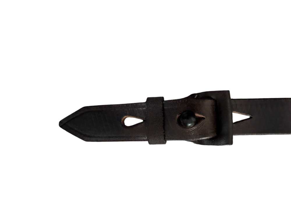 Mauser K98 Leather Sling - Dark Brown -img-3