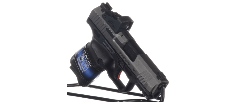 New Canik TP9 Elite SC in Tungsten Cerakote, full kit, all accessories-img-4