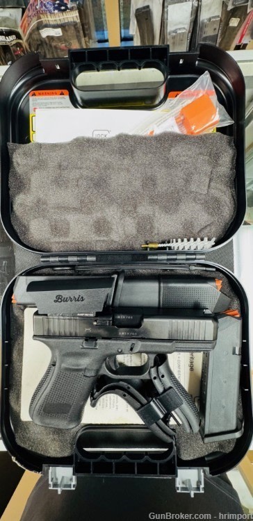 Glock 19 Gen5 MOS 9mm 4.02" Barrel 15rds w/ Red Dot Burris-img-6