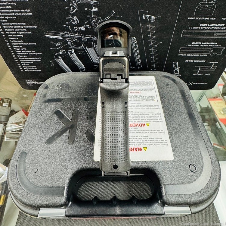 Glock 19 Gen5 MOS 9mm 4.02" Barrel 15rds w/ Red Dot Burris-img-9