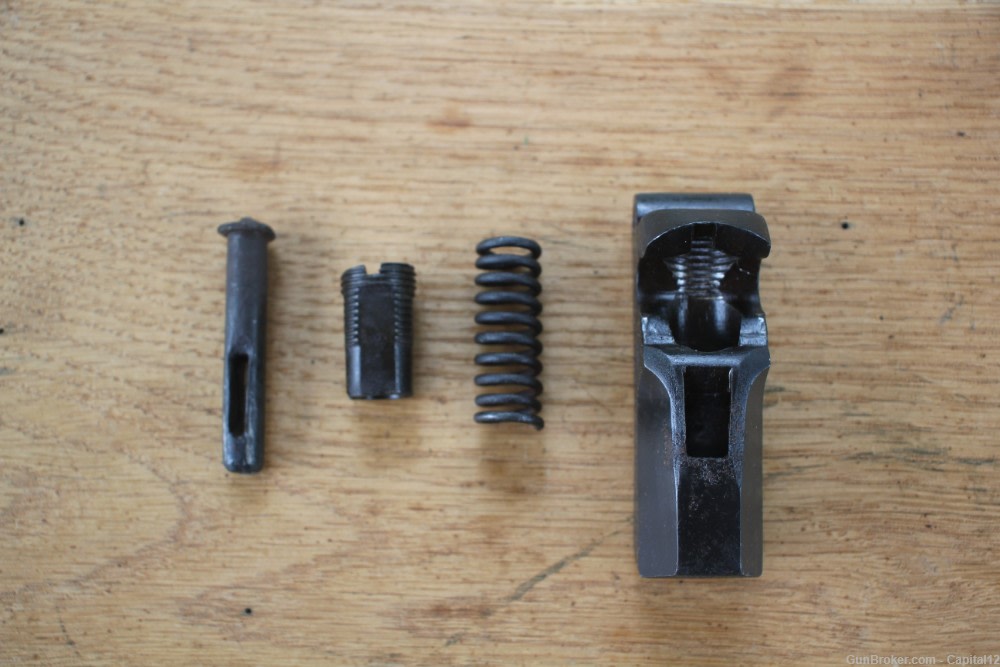 Martini Henry MkIV Breech Block w/Firing Pin Striker Spring Retaining Nuts-img-0