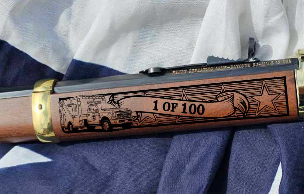 American Firefighter Engraved Henry GoldenBoy .22LR *NEW EDITION-img-1