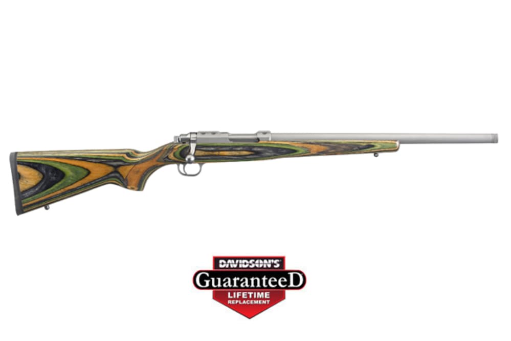 New Ruger 77/17 7220 17 Hornet 6+1 18.5" Threaded 6+1 Matte Stainless-img-0