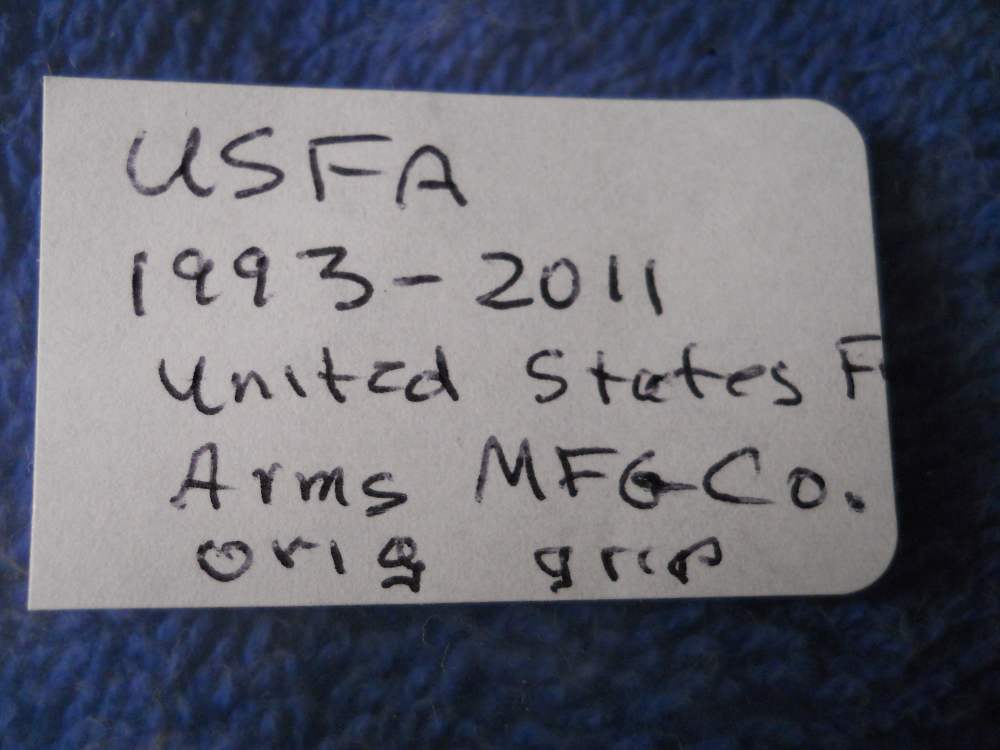 USFA UNITED STATES FIREARMS MFG CO CLONE OF COLT SAA GRIPS-img-4
