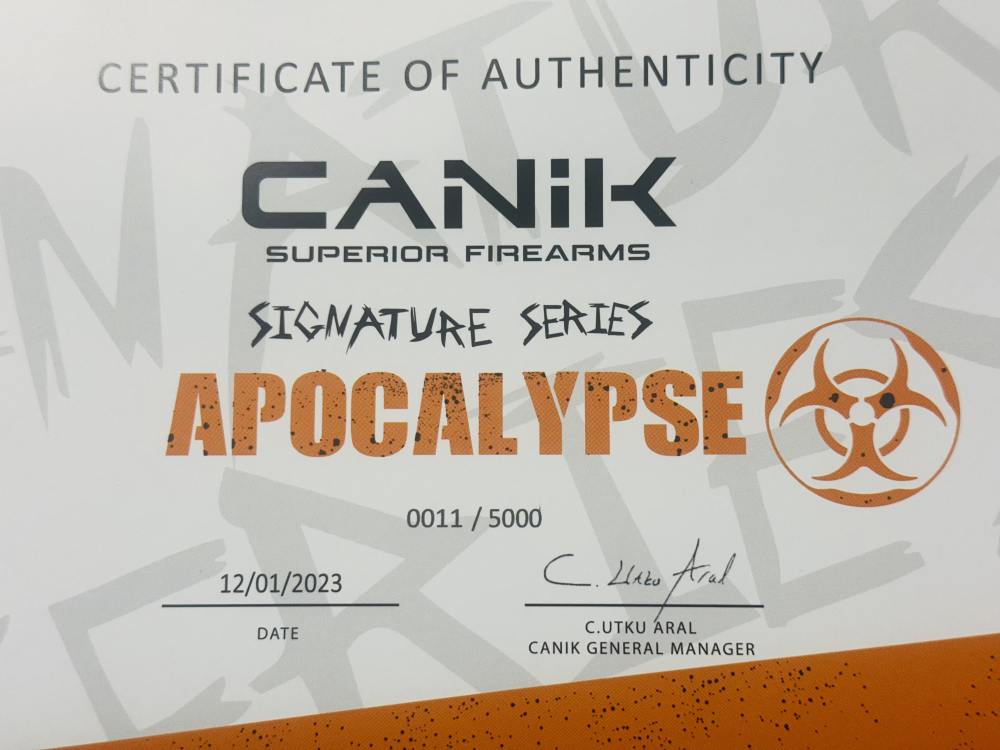 Canik METE Signature SF Apocalyse 9mm #11 of 5000 Factory New-img-3