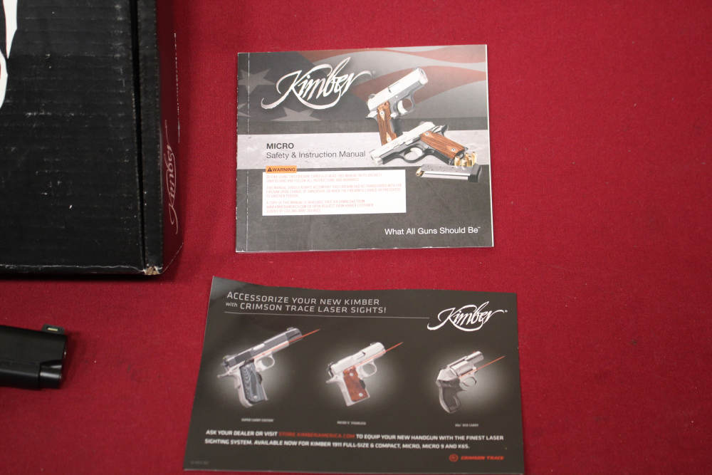 Kimber Micro 9 SHOT Special w/2x Holsters, 4x Mags, Fiber Sight - 2019-img-7