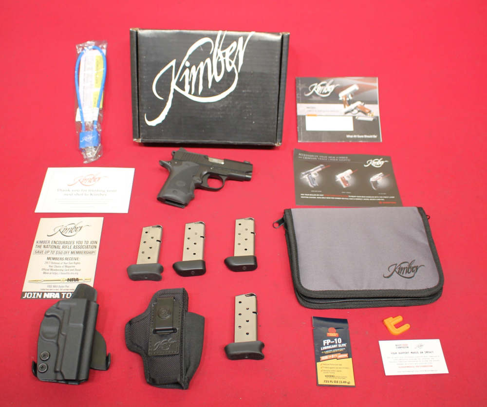 Kimber Micro 9 SHOT Special w/2x Holsters, 4x Mags, Fiber Sight - 2019-img-0