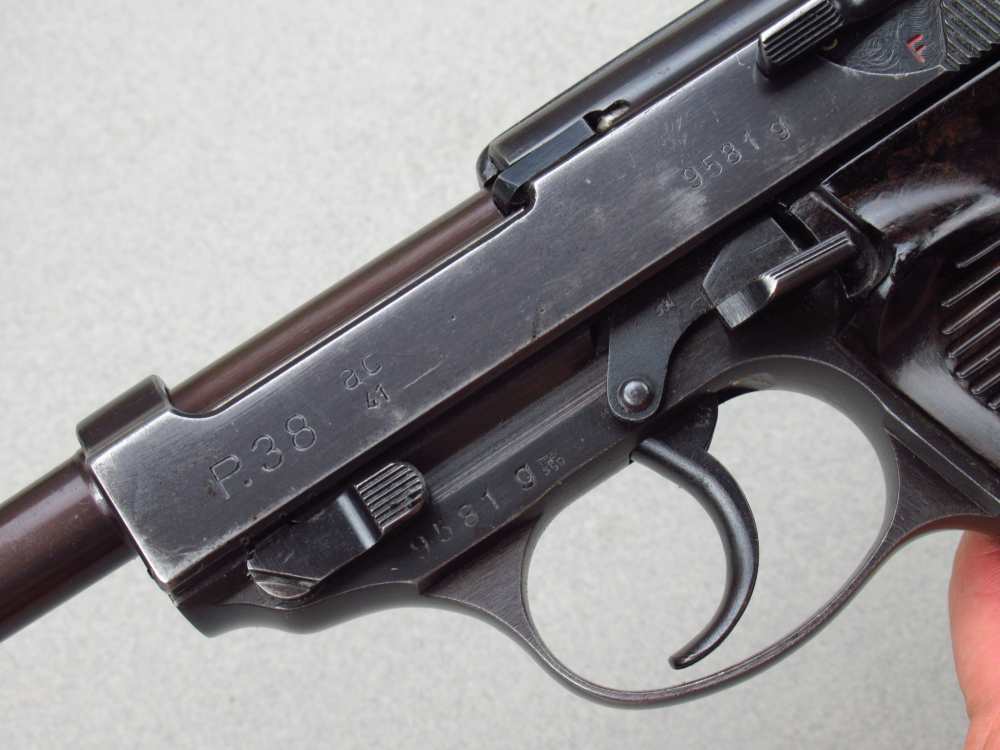 Desirable 1941 German WWII Walther AC41 P38 Pistol 9mm Luger Mauser pp-img-14