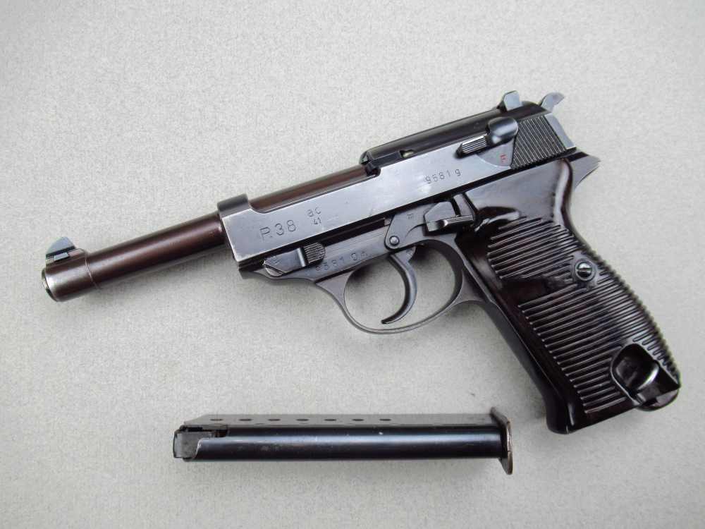 Desirable 1941 German WWII Walther AC41 P38 Pistol 9mm Luger Mauser pp-img-0