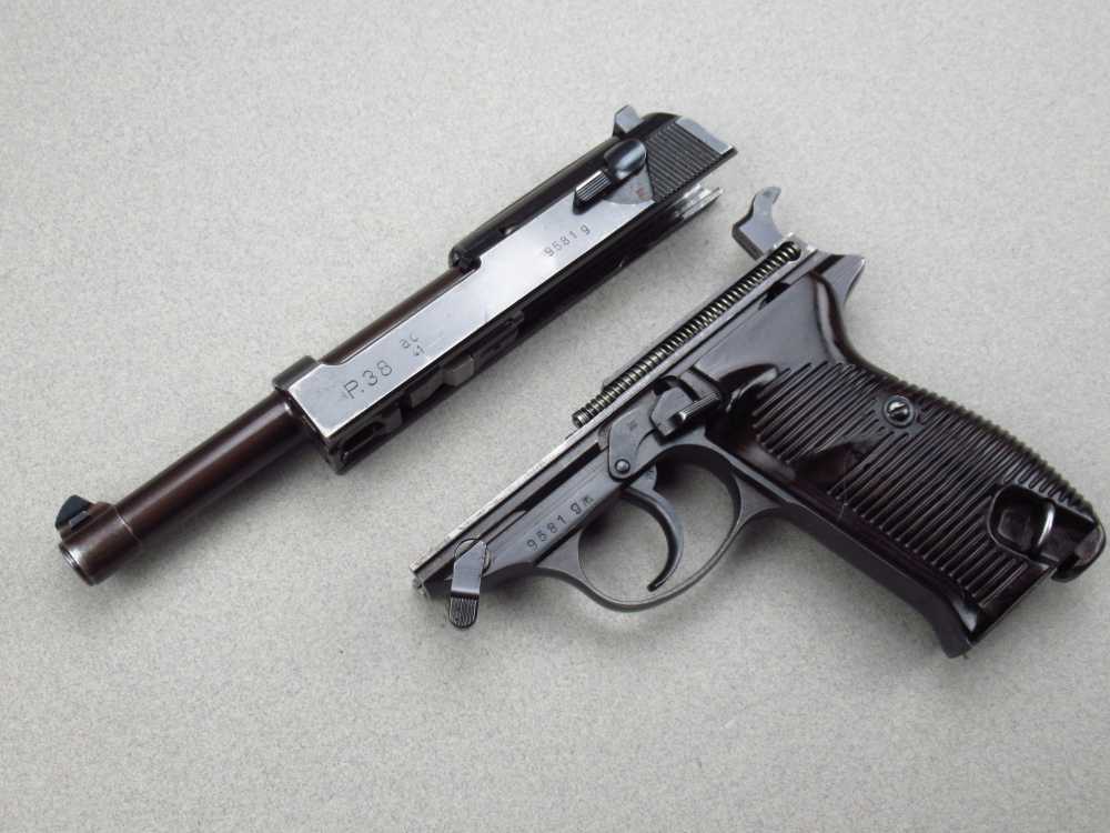 Desirable 1941 German WWII Walther AC41 P38 Pistol 9mm Luger Mauser pp-img-78
